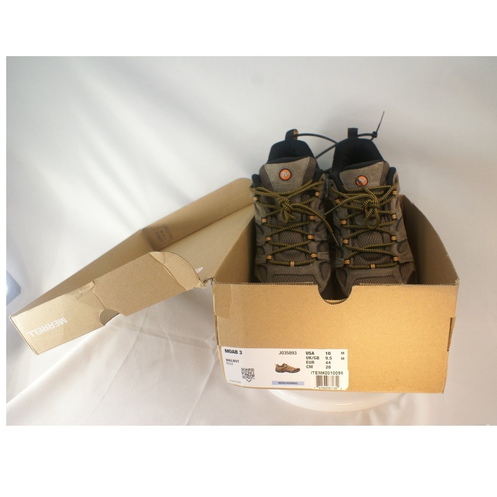 Merrell Moab 2 Ventilator Mens Hiking Shoes Earth Brown J035893 Size 10 - Picture 9 of 11